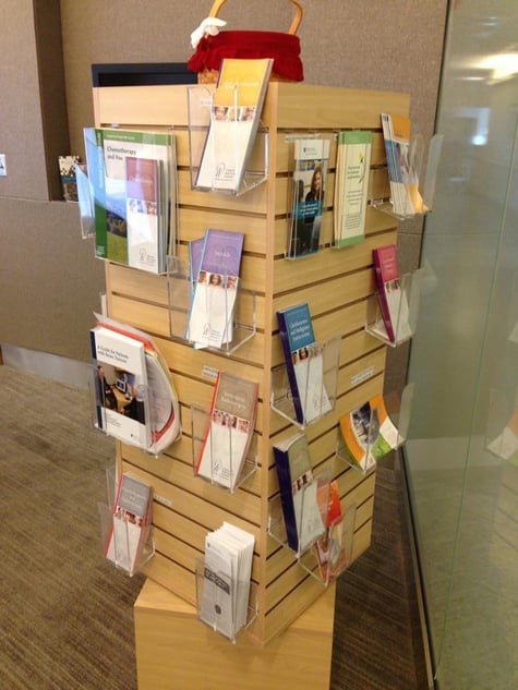 Pamphlet Rack Patient Experience From Jen Horonjeff | Savvy Cooperative | #AskPatients